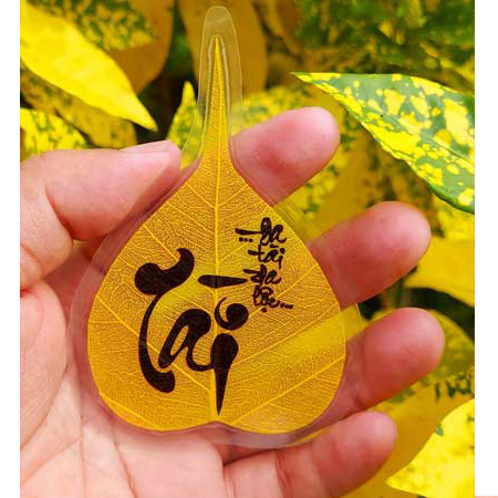 Lá Bồ Đề Vàng Ốp ĐT - Tài